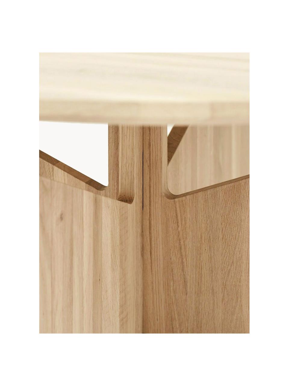 Tavolino da salotto rotondo in legno di quercia Future, Legno di quercia massiccio

Questo prodotto è realizzato con legno di provenienza sostenibile e certificato FSC®, Legno di quercia, Ø 52 cm