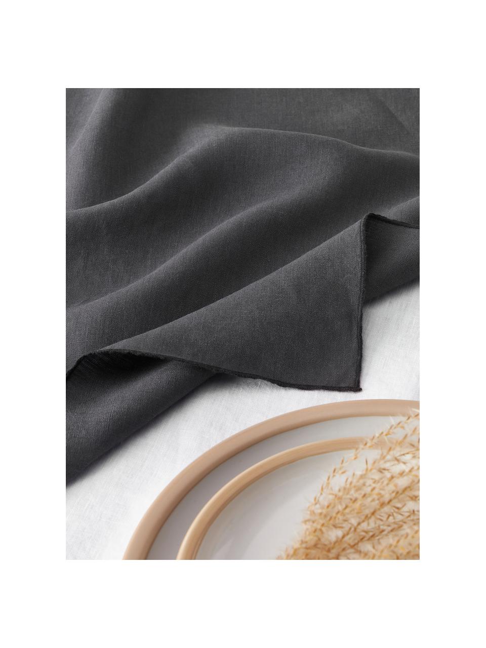 Linnen servetten Kennedy met bies, 4 stuks, 100% gewassen linnen

Linnen is een natuurlijke vezel die wordt gekenmerkt door ademend vermogen, duurzaamheid en zachtheid.

Het materiaal dat in dit product wordt gebruikt, is getest op schadelijke stoffen en gecertificeerd volgens STANDARD 100 door OEKO-TEX®, 6760CIT, CITEVE, Antraciet, zwart, B 45 x L 45 cm