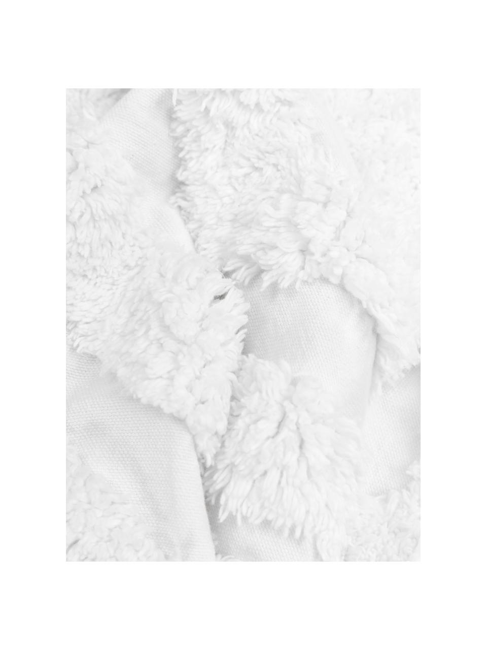 Poszewka na poduszkę Kara, 100% bawełna, Biały, S 50 x D 50 cm