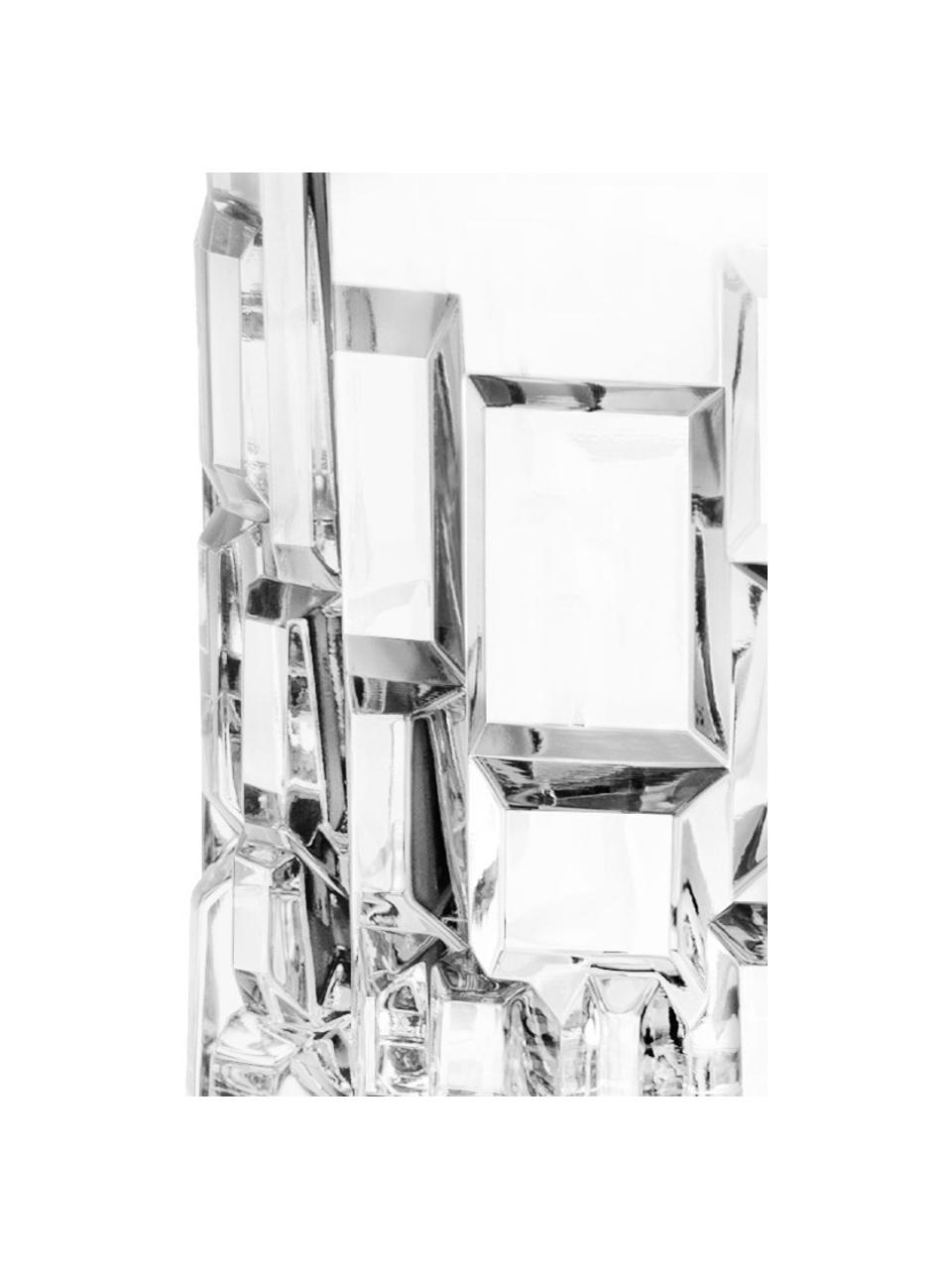 Verre en cristal avec relief Etna, 6 pièces, Cristal, Transparent, Ø 8 x haut. 9 cm, 320 ml