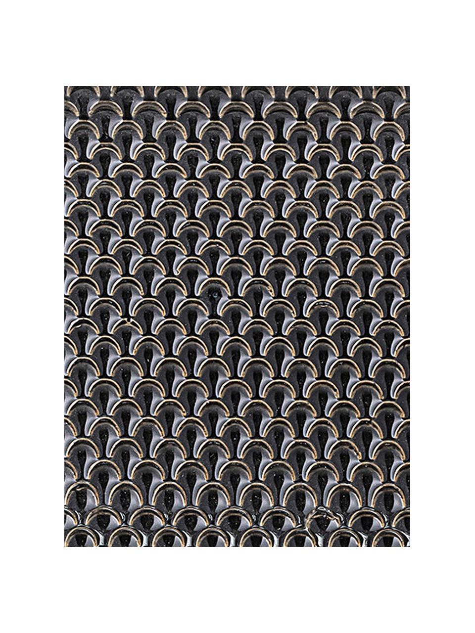 Distributeur de savon Gustav, Grès cérame, polypropylène, Anthracite, Lot de différentes tailles