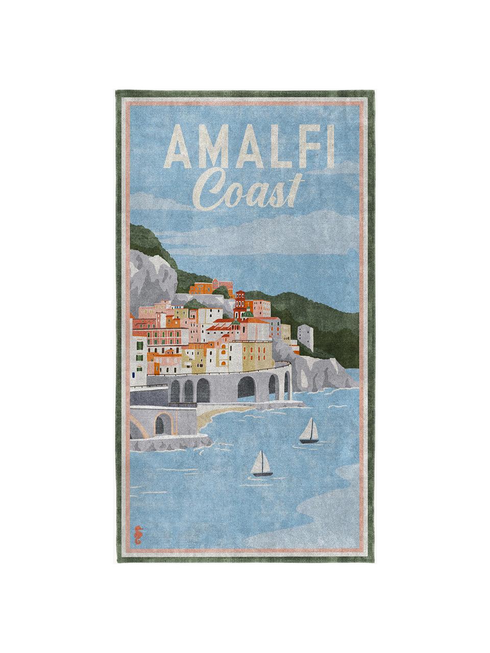 Ręcznik plażowy Amalfi, Wielobarwny, S 90 x D 170 cm