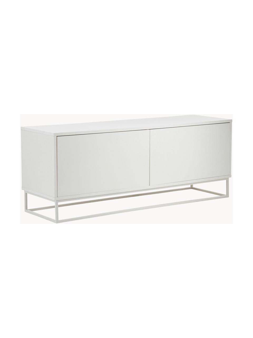 Meuble TV Lyckeby, Blanc, larg. 140 x haut. 54 cm