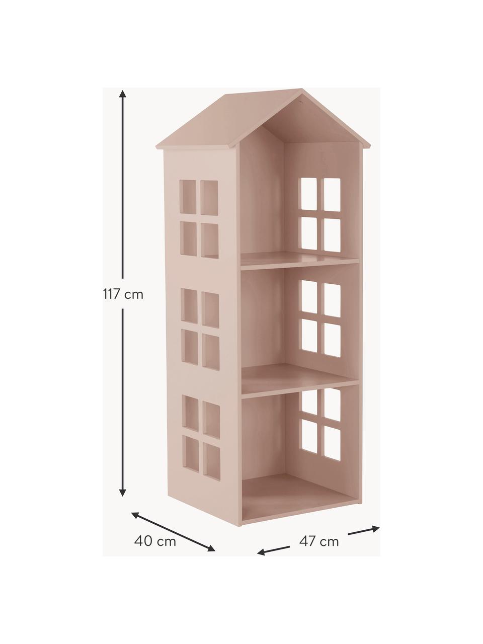 Kinder-Regal Sevilla, Mitteldichte Holzfaserplatte (MDF), lackiert, Holz, apricot lackiert, B 47 x H 117 cm