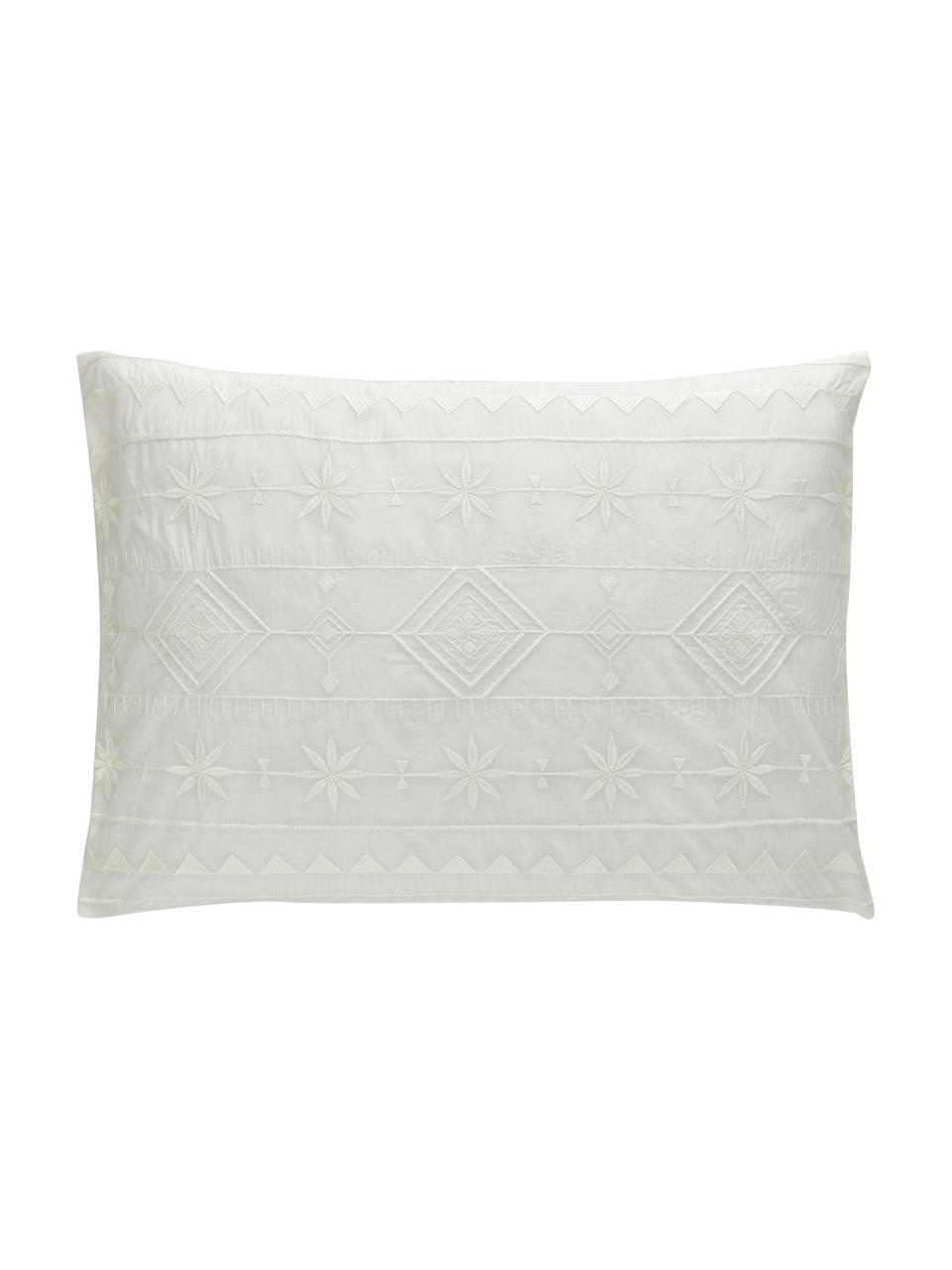 Funda de almohada bordada de algodón Elaine, 100% algodón

Densidad de hilo 140 TC, calidad estándar

El algodón da una sensación agradable y suave en la piel, absorbe bien la humedad y es adecuado para personas alérgicas, Blanco estampado, An 50 x L 70 cm