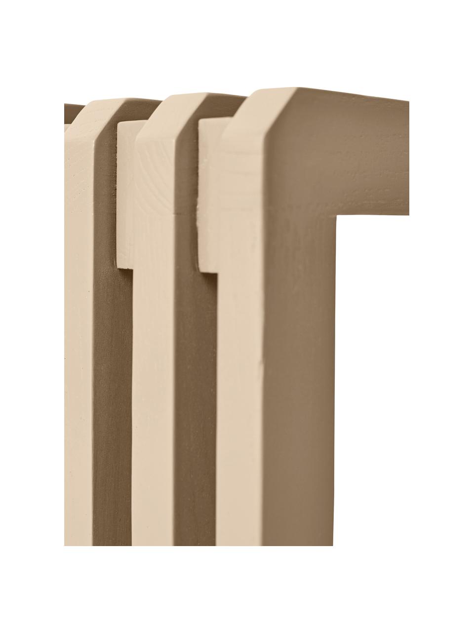 Panca in legno Sungkai Bancu, Legno Sungkai, Beige chiaro, Larg. 160 x Alt. 35 cm