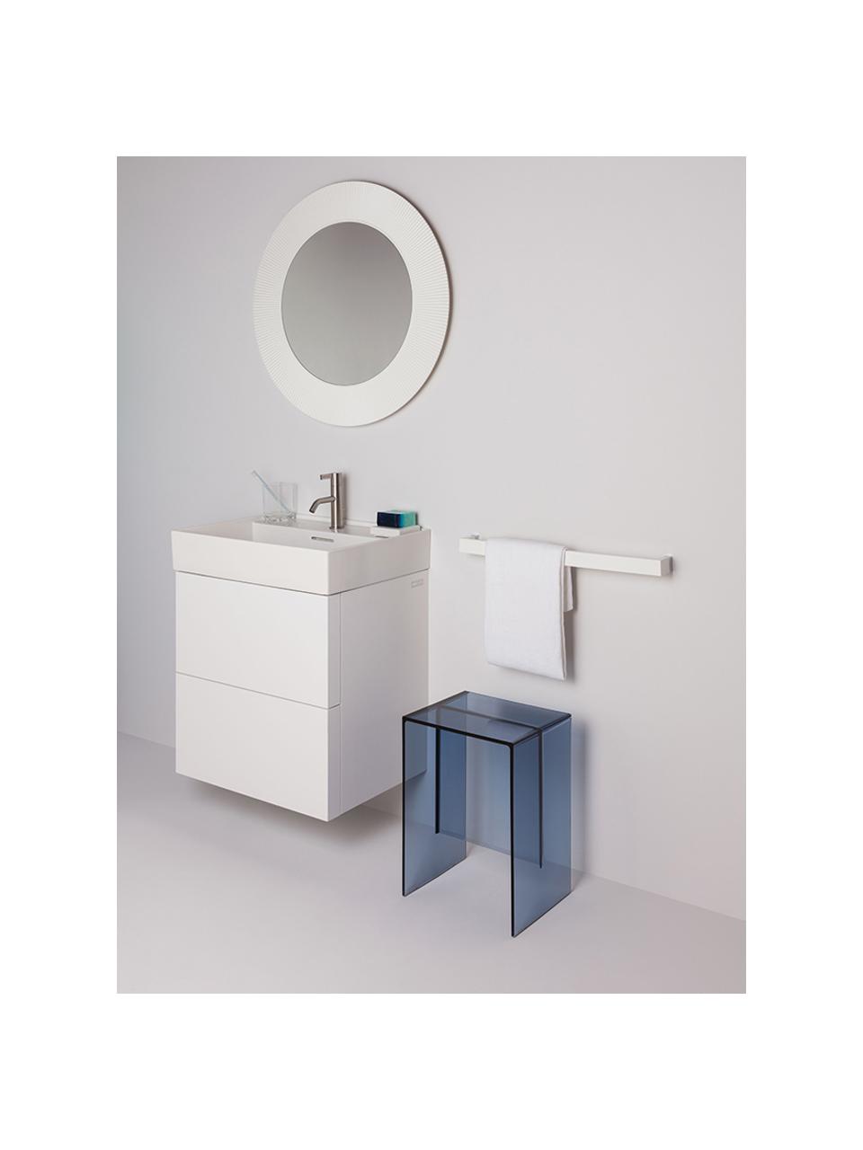 Designový odkládací stolek Max-Beam, Barevný, transparentní polypropylen s certifikací Greenguard, Modrá, Š 33 cm, V 47 cm