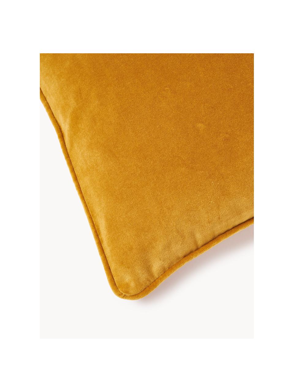 Housse de coussin en velours Dana, 100 % coton

Le matériau est certifié STANDARD 100 OEKO-TEX®, 21.HCN.84376, Hohenstein, Ocre, larg. 30 x long. 50 cm