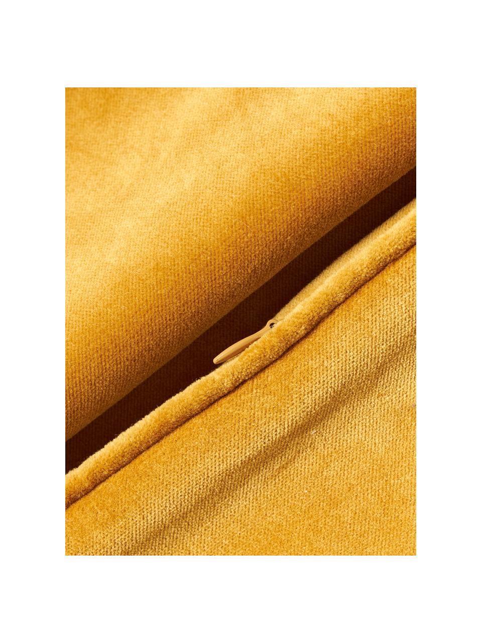 Housse de coussin en velours Dana, 100 % coton

Le matériau est certifié STANDARD 100 OEKO-TEX®, 21.HCN.84376, Hohenstein, Ocre, larg. 30 x long. 50 cm