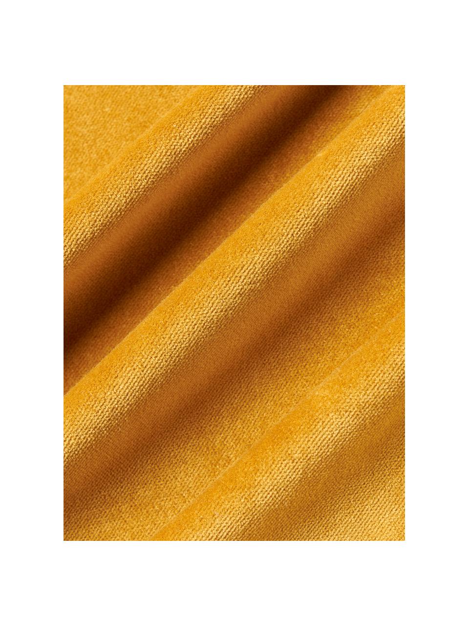 Housse de coussin en velours Dana, 100 % coton

Le matériau est certifié STANDARD 100 OEKO-TEX®, 21.HCN.84376, Hohenstein, Ocre, larg. 30 x long. 50 cm