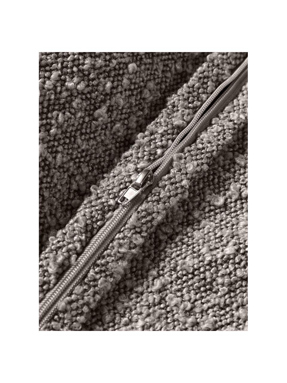 Cojín en tejido bouclé sofá Lennon, Funda: 80% poliéster, 20% acríli, Bouclé greige, An 70 x L 70 cm