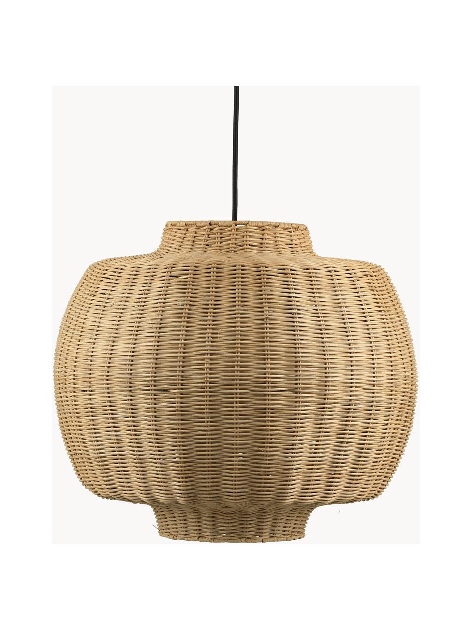 Suspension en rotin Vinka, Beige, Ø 40 x haut. 35 cm