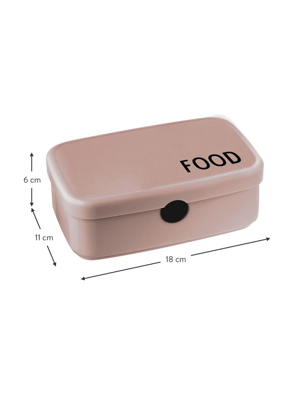 Contenitore per il pranzo Food, Tritan (materiale sintetico, senza BPA), Beige, Larg. 18 x Alt. 6 cm