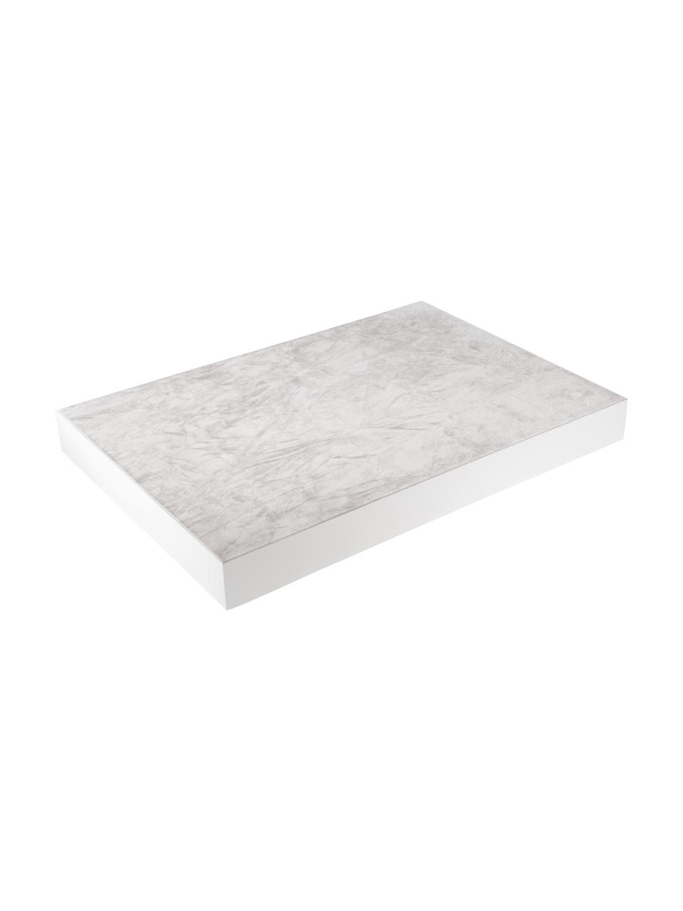 Vassoio molto lucido Hayley, Vassoio: pannello di fibra a media, Bianco, Larg. 33 x Prof. 24 cm