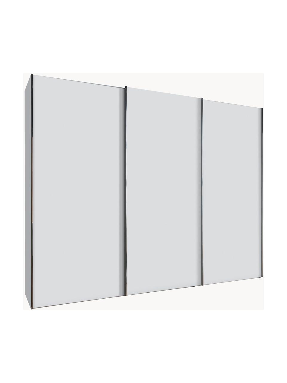 Šatní skříň s posuvnými dveřmi Monaco, 3dvéřová, Bílá, Š 279 cm, V 217 cm