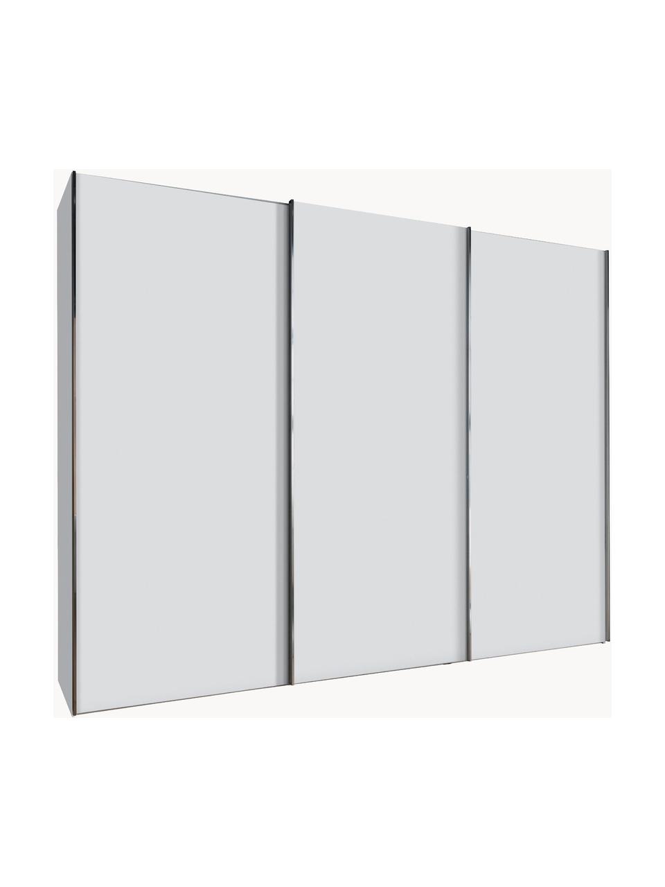 Szafa z przesuwanymi drzwiami Monaco, 3-drzwiowa, Korpus: materiał drewnopochodny f, Biały, S 279 x W 217 cm