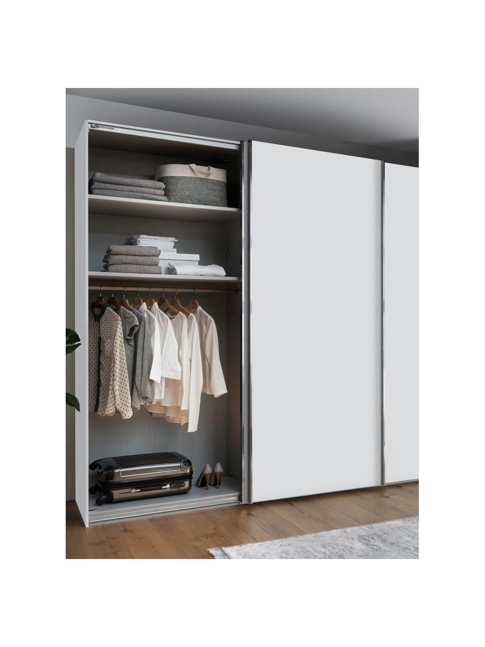 Armoire Monaco, 3 portes coulissantes, Blanc, larg. 279 x haut. 217 cm