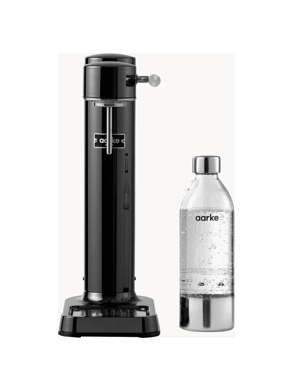 Waterbubblerset Carbonator 3, Fles: kunststof, BPA-vrij, Glanzend zwart, Set met verschillende formaten