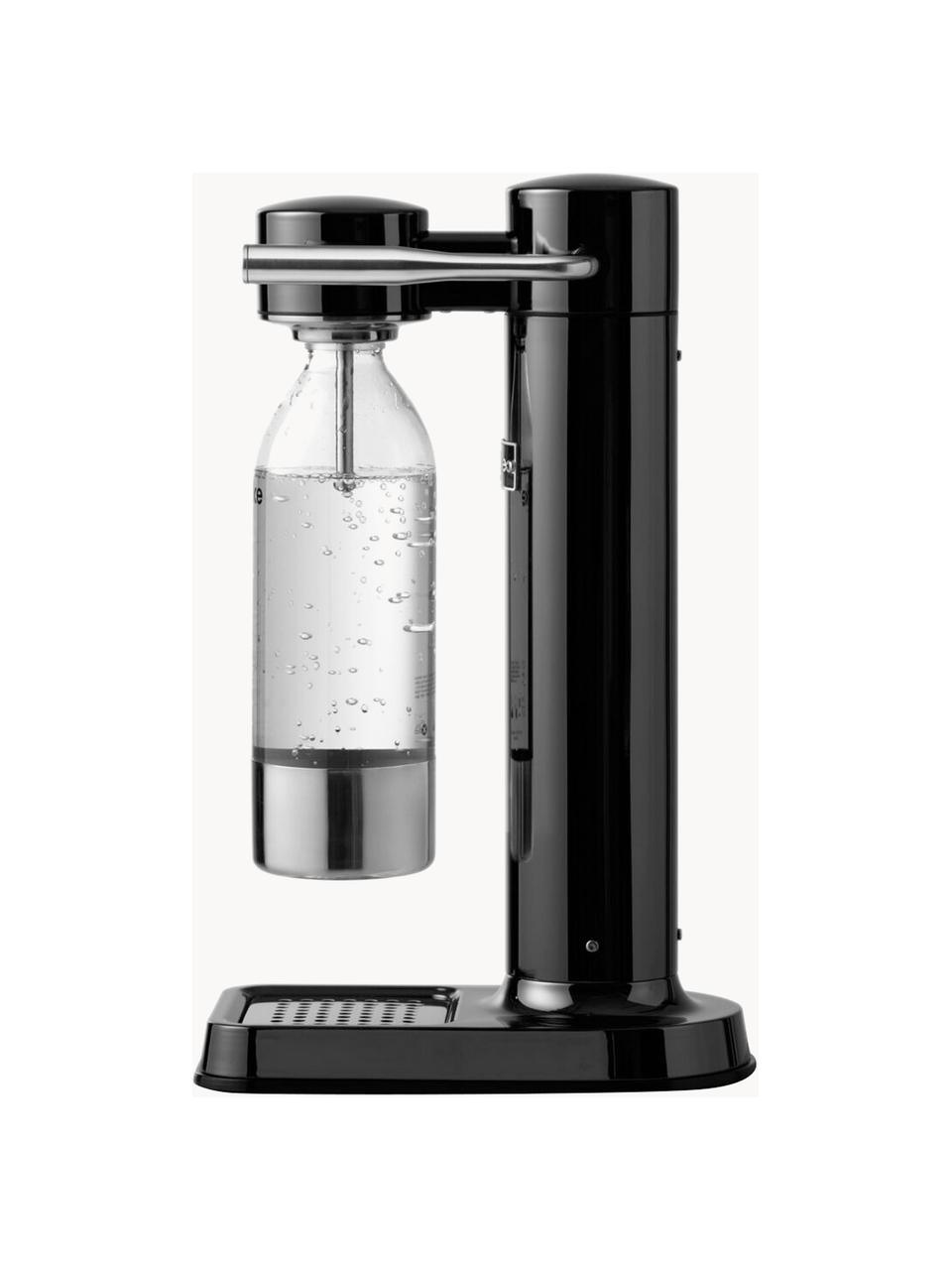 Wassersprudler-Set Carbonator 3, Flasche: Kunststoff, BPA-frei, Schwarz, glänzend, Set mit verschiedenen Größen
