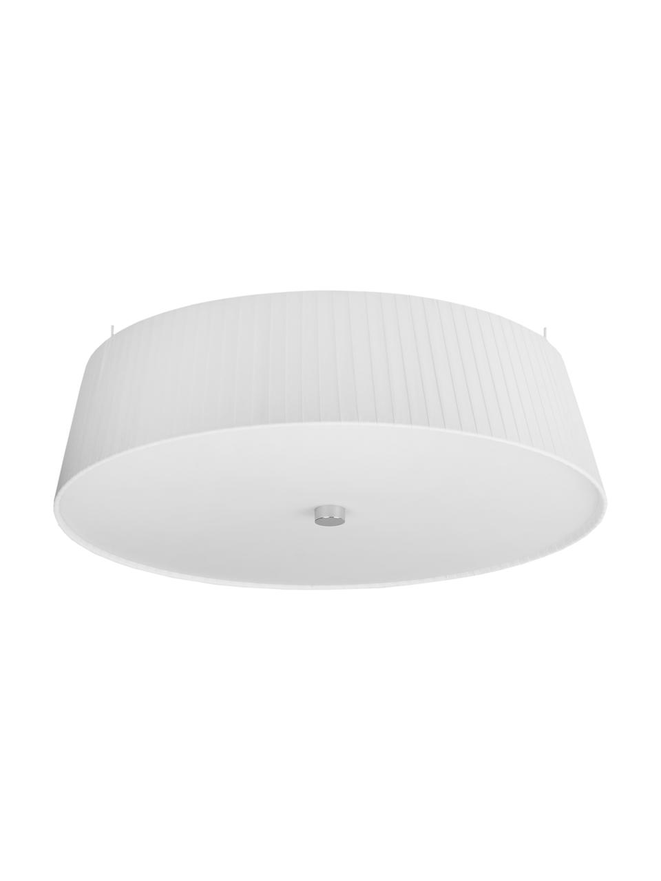 Plafoniera Kami, Paralume: poliestere, Paralume: bianco Diffusore: bianco, Ø 45