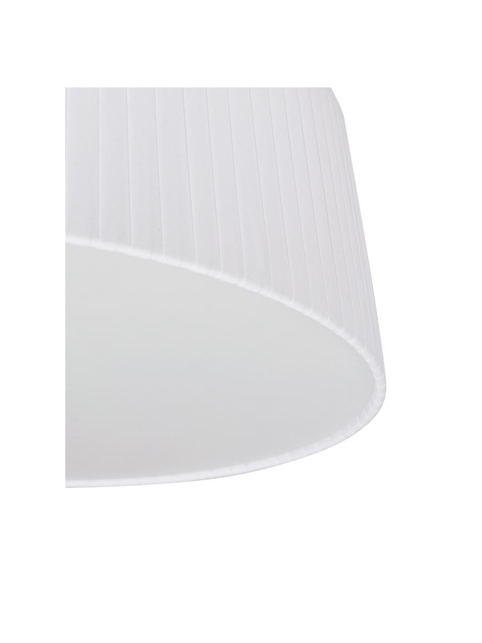 Plafondlamp Kami, Lampenkap: polyester, Diffuser: glas, Lampenkap: wit. Diffuser: wit, Ø 45 cm