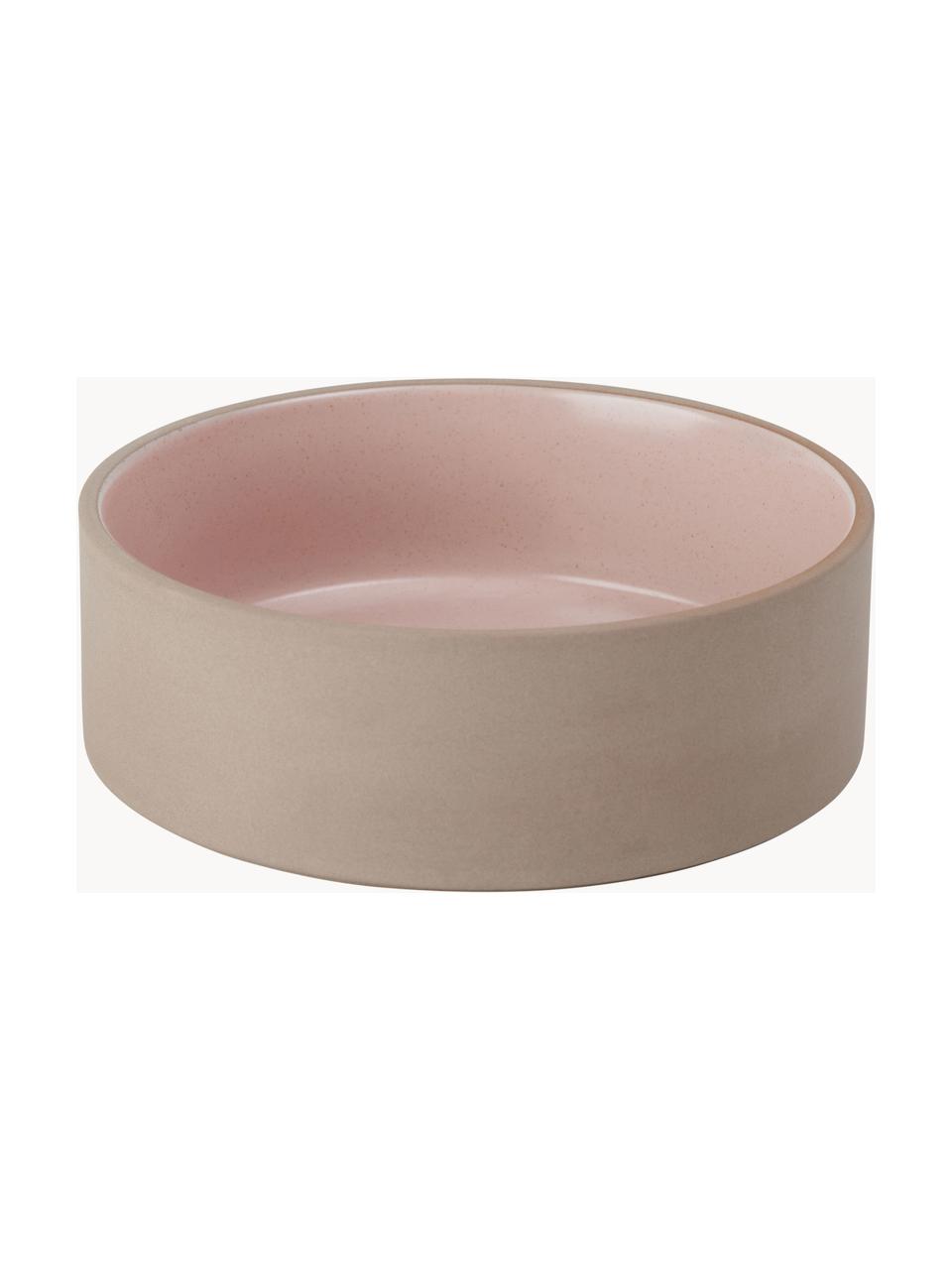 Gamelle Sia, tailles variées, 100 % céramique, Beige, rose pâle, Ø 13 x haut. 5 cm