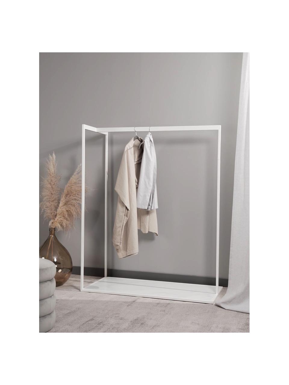 Věšák s mramorováním Pacey, Bílá, mramorovaná, Š 120 cm, V 152 cm