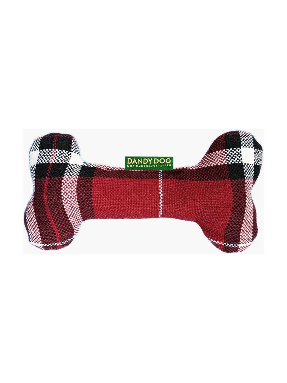 Giocattolo per cani a forma di osso Highlands, in diverse misure, Rivestimento: 100% poliestere Con 100.0, Rosso, nero, bianco, Larg. 35 x Alt. 20 cm