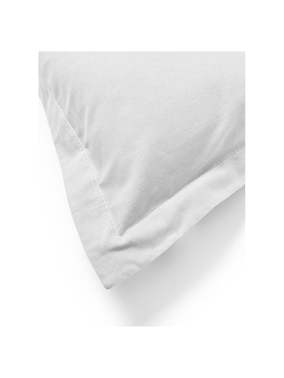 Funda de almohada de franela Laia, Gris claro, An 45 x L 110 cm