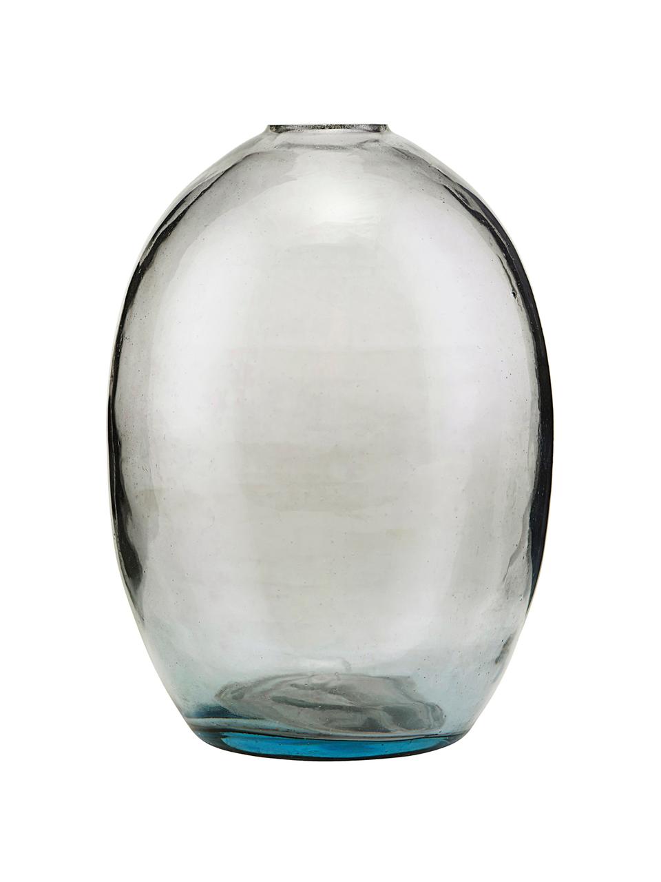 Glas-Vase Sandra, Glas, Grau, transparent, Ø 7 x H 10 cm