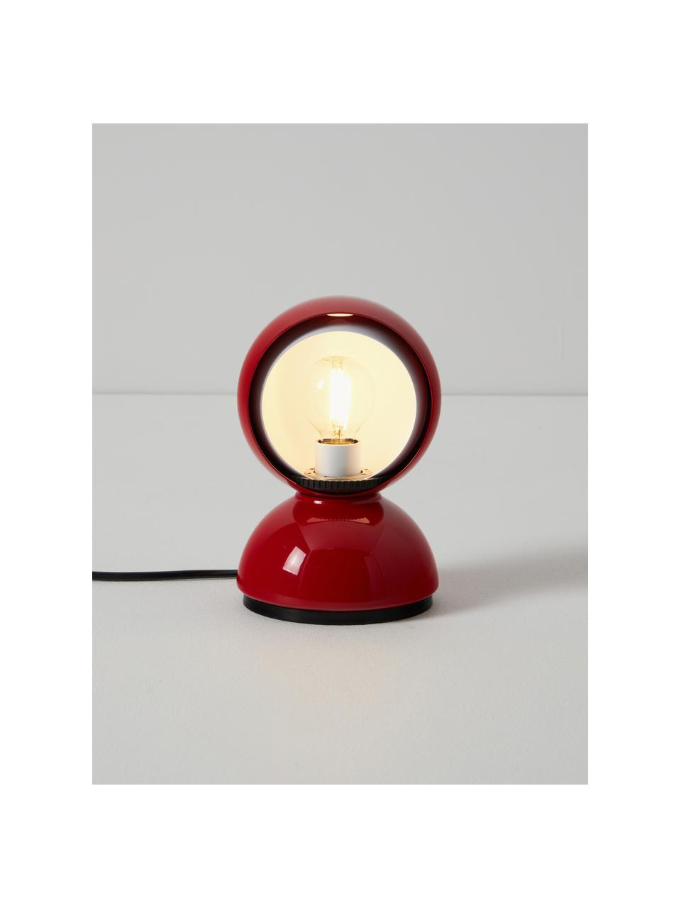Stolní lampa Eclisse, Červená, Ø 12 cm, V 18 cm