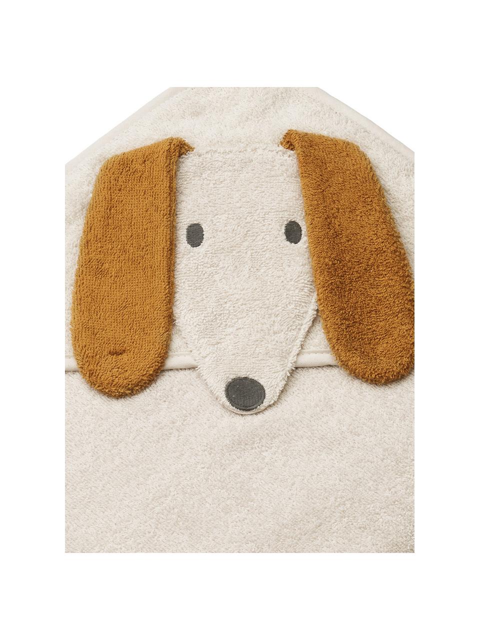 Ręcznik dziecięcy Augusta Dog, 100% bawełna organiczna, Beżowy, S 100 x D 100 cm