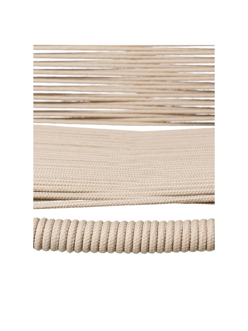 Sedie da giardino Suture 2 pz, Struttura: acciaio inossidabile, riv, Beige, Larg. 53 x Prof. 53 cm