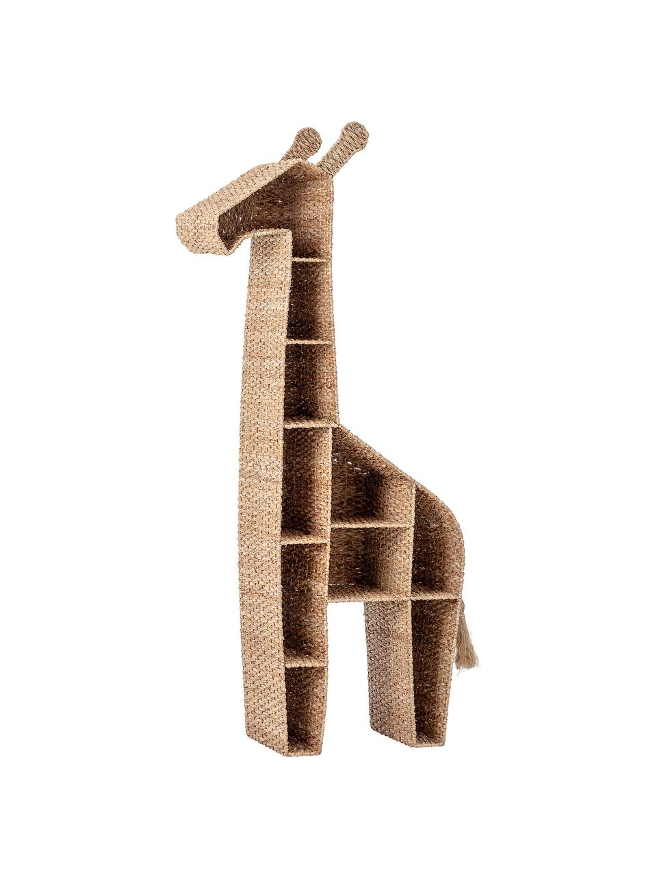 Regal Kalu gemaakt van bankuangras, Bankuangras, Beige, B 46 x H 148 cm