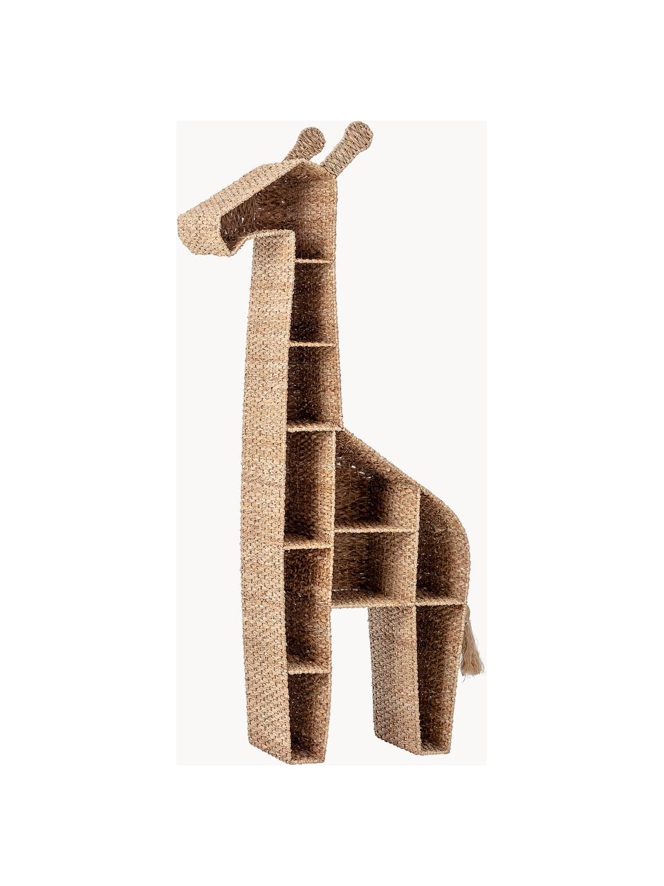 Scaffale per bambini Kalu, Erba di Bankuan, Beige, Larg. 46 x Alt. 148 cm