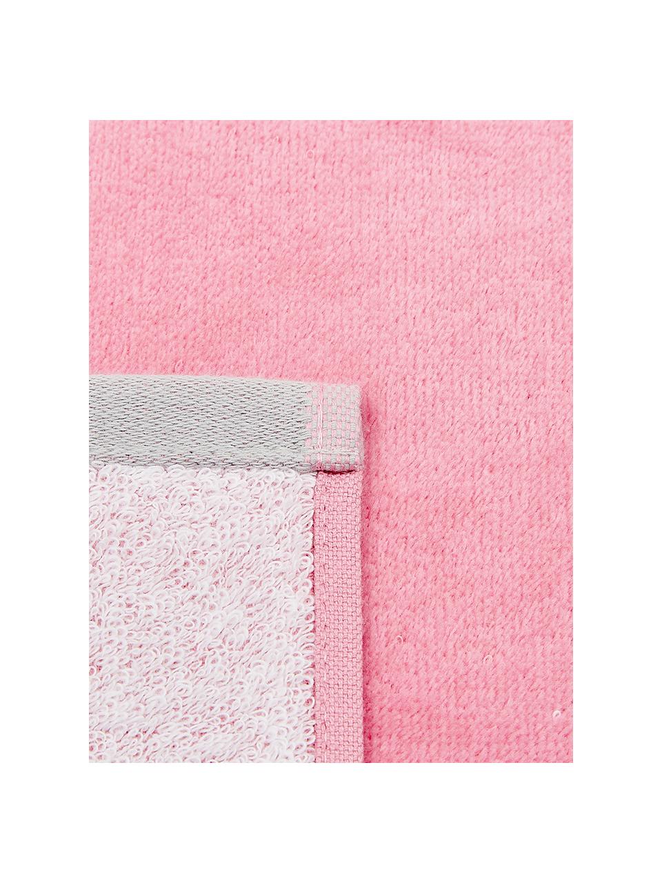 Ręcznik plażowy Spork, Bawełna
Niska gramatura 380 g/m², Różowy, biały, S 80 x D 160 cm