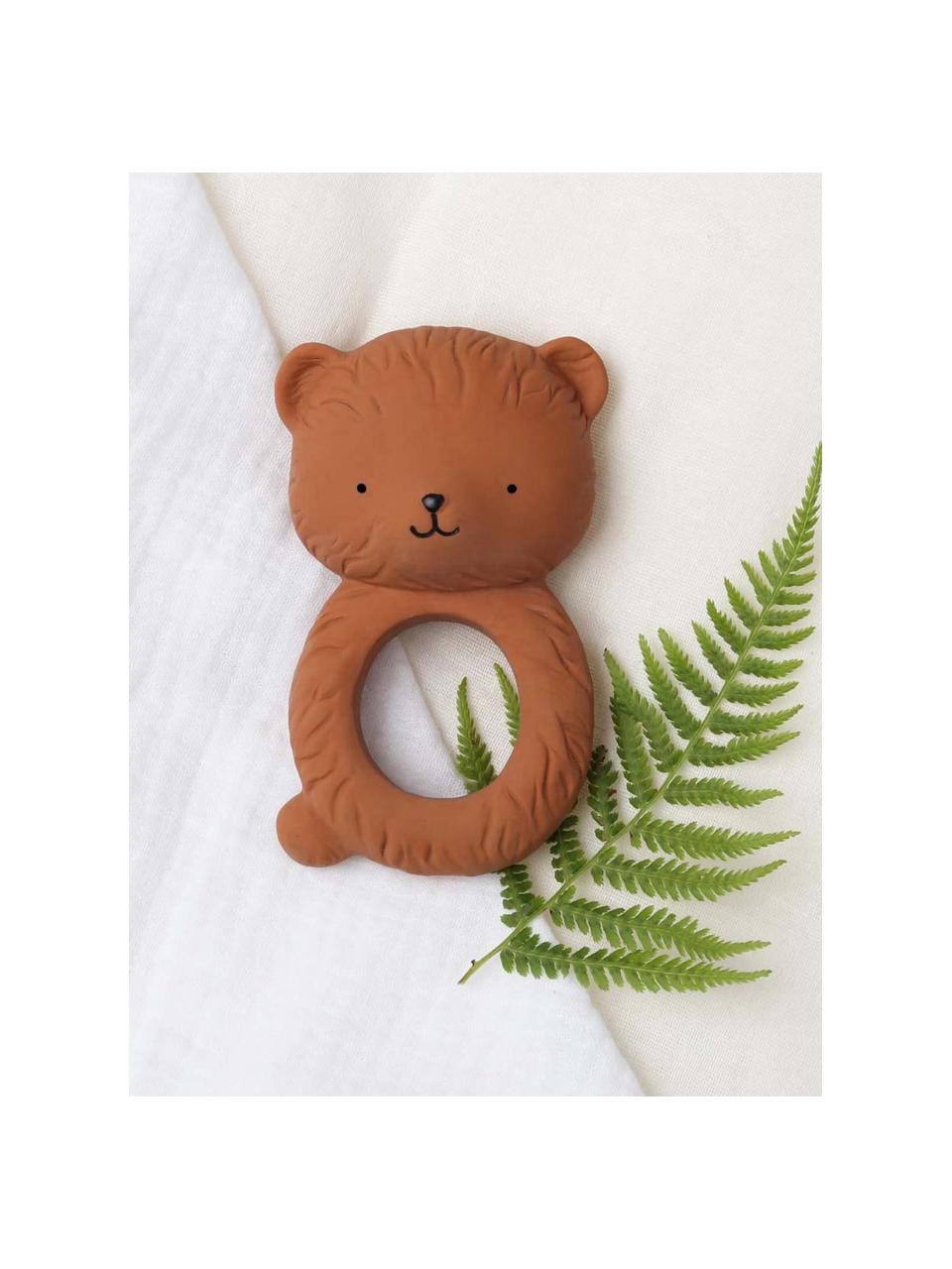 Kousátko z přírodního kaučuku Bear, Přírodní guma, Medvěd, Š 6 cm, V 10 cm