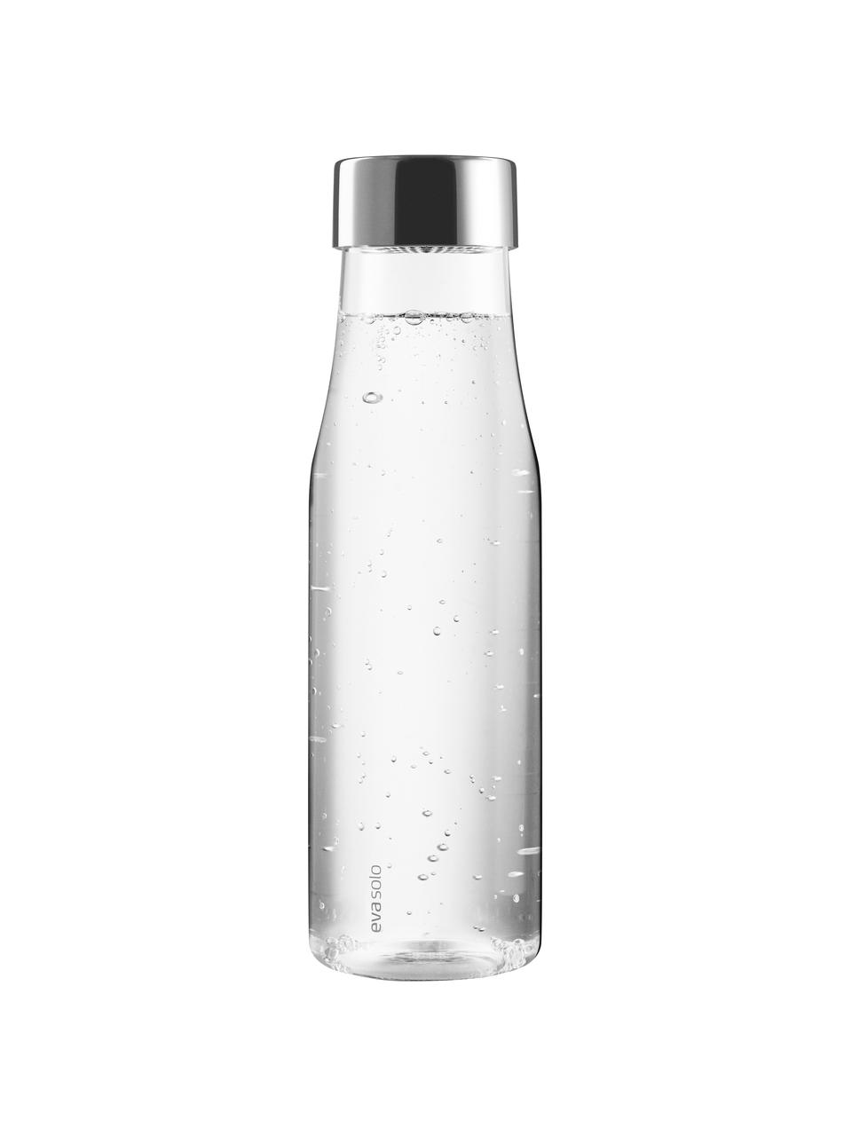 Carafe design My Flavour, 1 l, Carafe : transparent Couvercle et tige : acier inoxydable, haut. 28 cm, 1 l