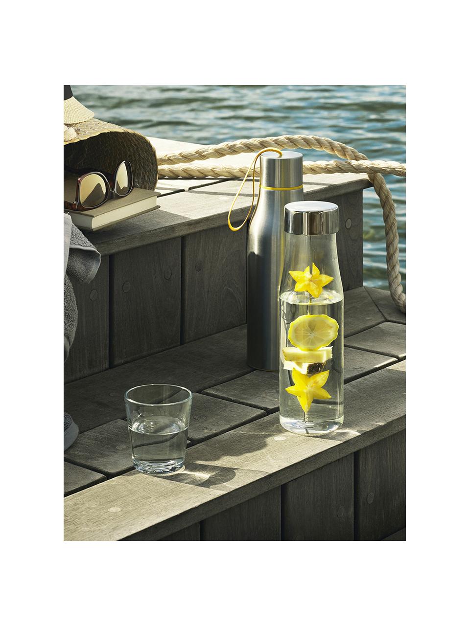 Carafe design My Flavour, 1 l, Carafe : transparent Couvercle et tige : acier inoxydable, haut. 28 cm, 1 l