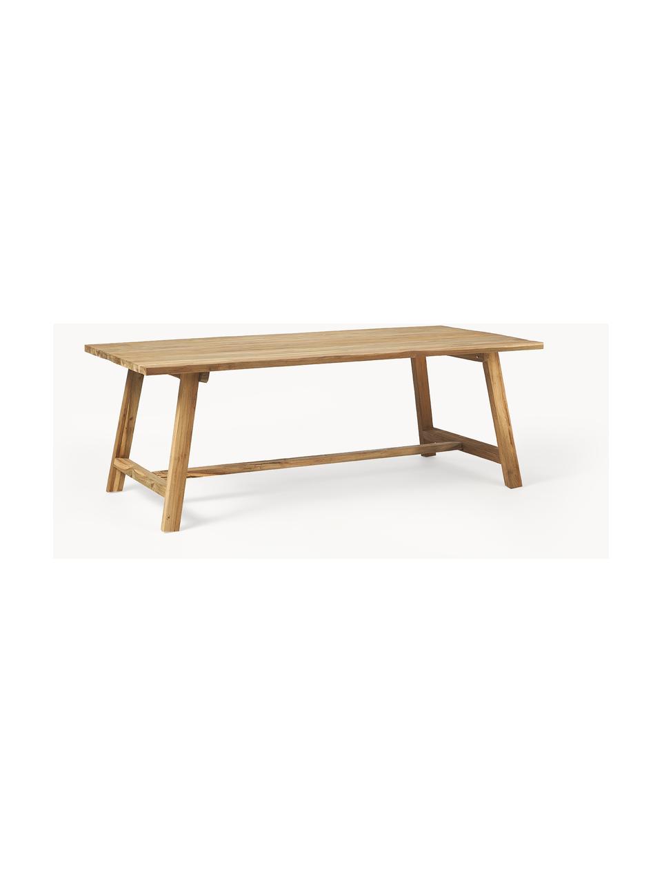 Mesa de comedor de madera de teca Lawas, tamaños diferentes, Madera de teca natural reciclada

Este producto está hecho de madera de origen sostenible y con certificación FSC®., Madera de teca, An 180 x F 90 cm