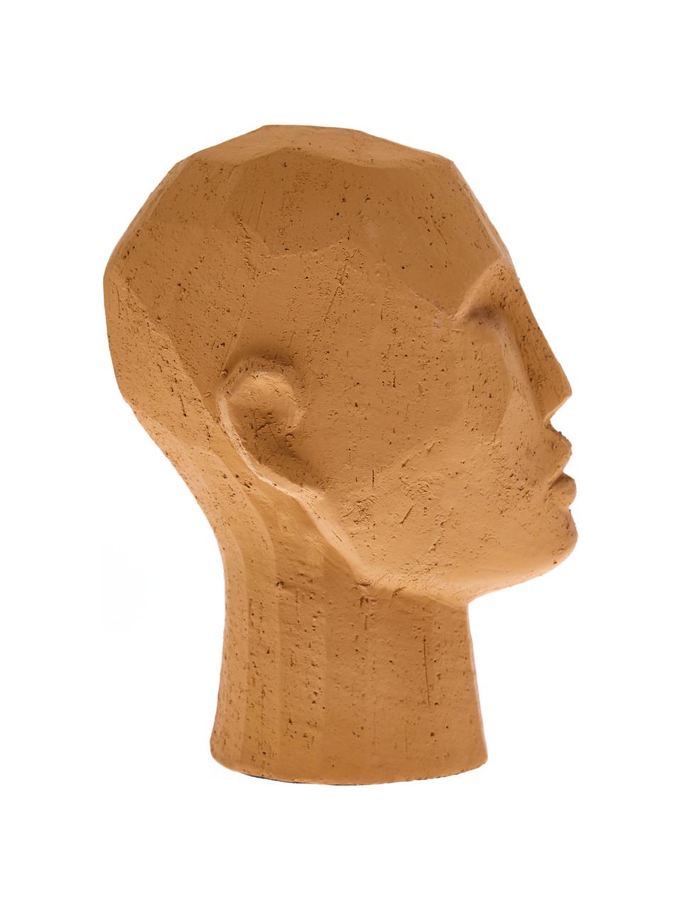 Decoratief object Head, Terracotta, Terracottarood, B 18 x H 25 cm