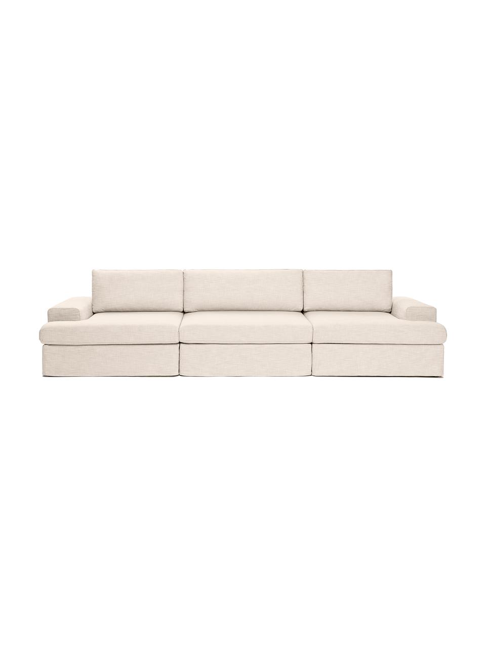 Modulárna pohovka Russell (3-miestna), Béžová, Š 309 x V 77 cm