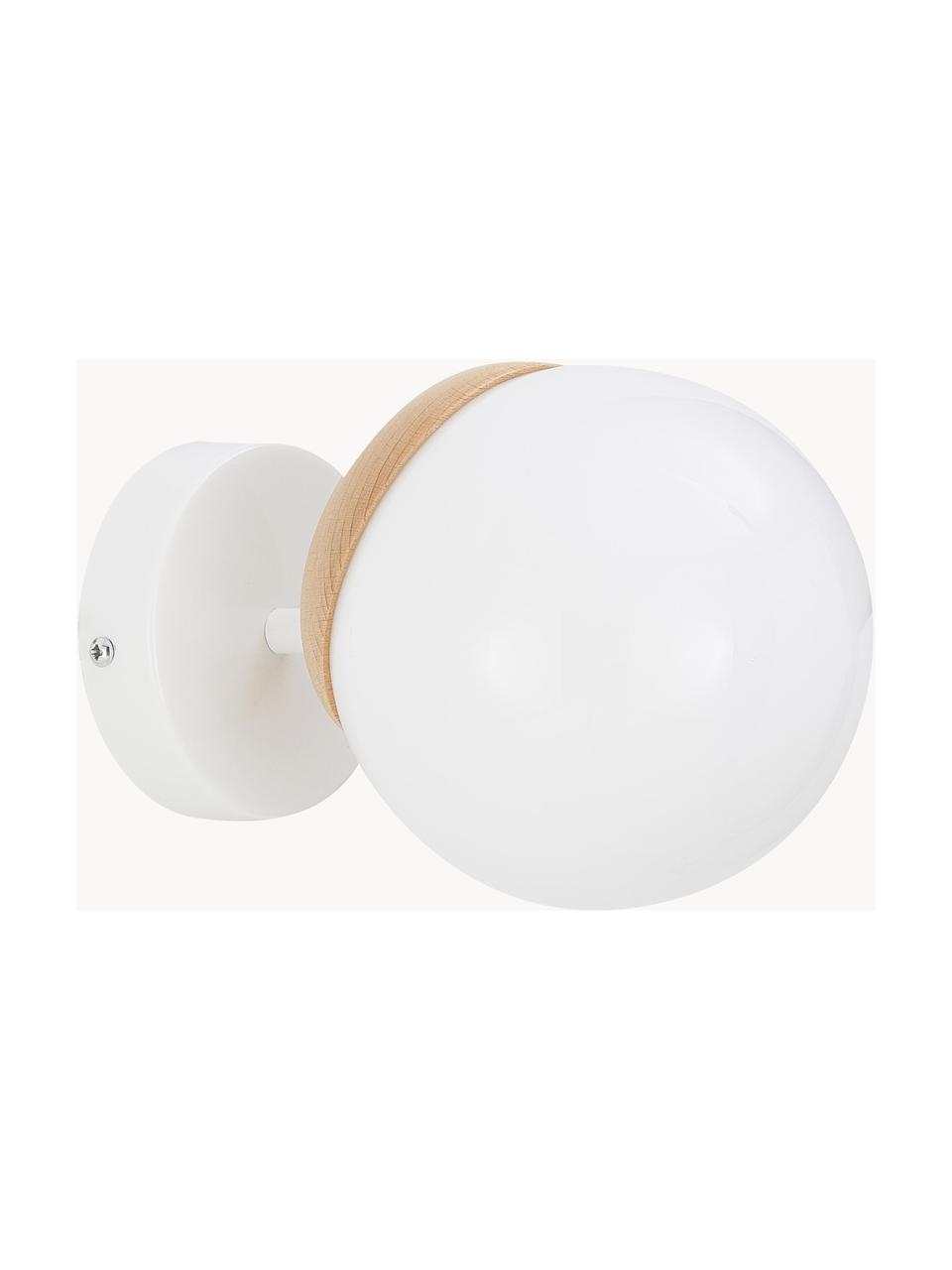 Applique da parete a LED, lampada da parete a sfera di vetro, faretti da  parete per