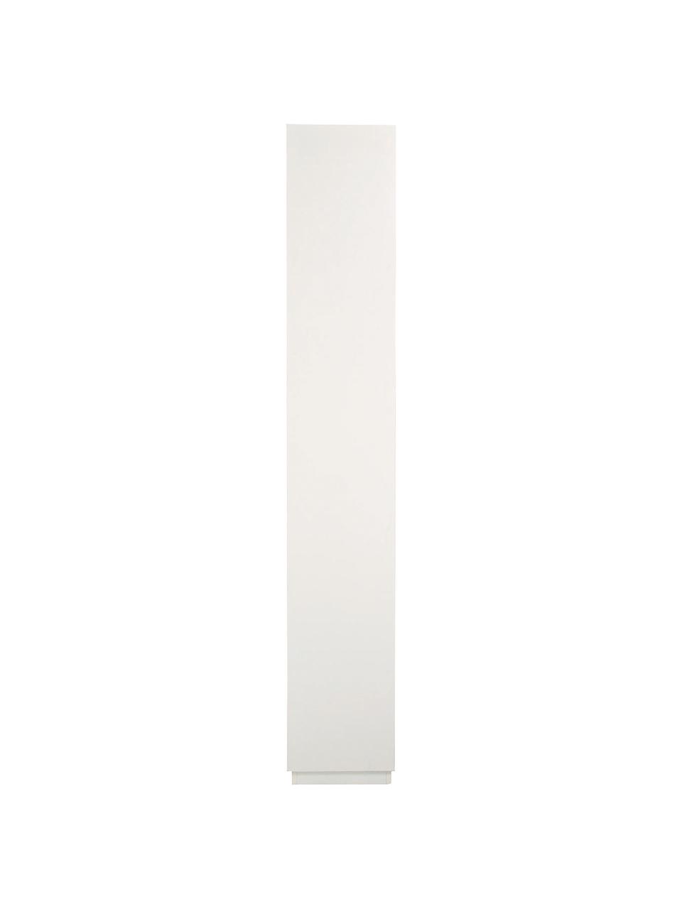 Staande rek Newbury van eikenhout, Frame: eikenhout, FSC-gecertific, Wit, eikenhout, B 90  x H 210 cm