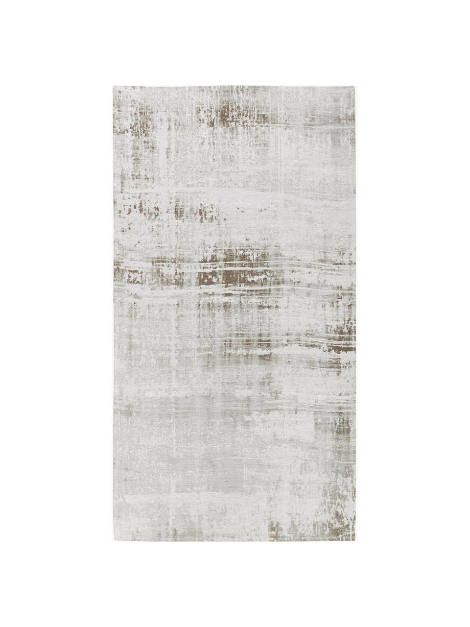 Bavlnený koberec tkaný naplocho Louisa, Odtiene sivej, odtiene striebornej, Š 80 x D 150 cm (veľkosť XS)