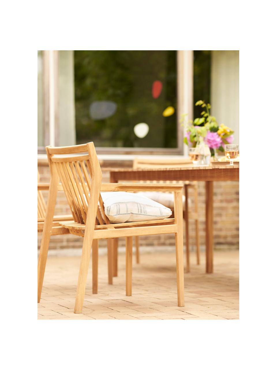 Chaise de jardin en teck Sammen, Bois de teck

Ce produit est fabriqué à partir de bois certifié FSC® issu d'une exploitation durable, Teck, larg. 63 x haut. 60 cm