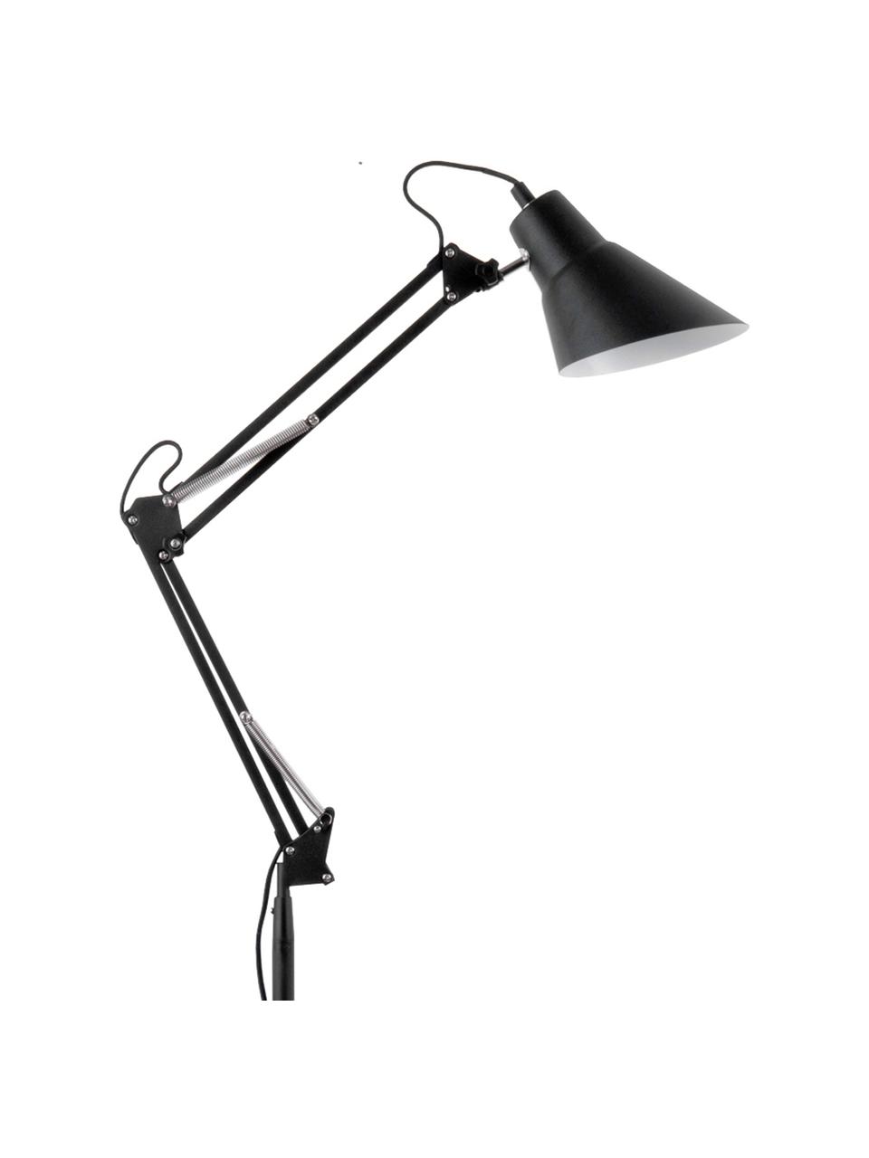 Vloerlamp Fit, Gecoat metaal, Zwart, Ø 28 x H 165 cm