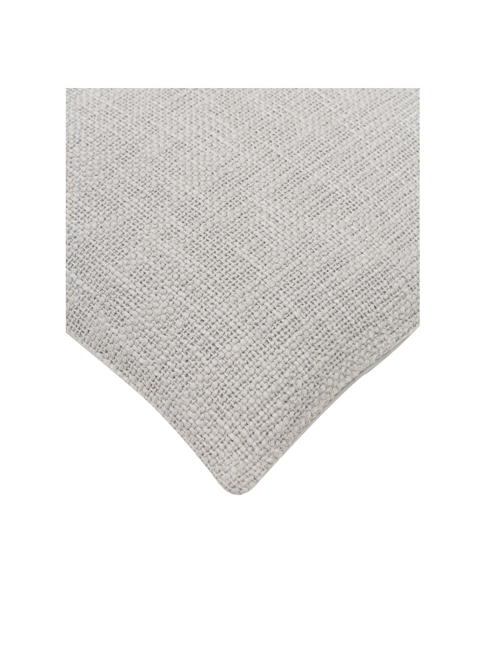 Federa arredo color grigio Anise, 100% cotone, Grigio, Larg. 45 x Lung. 45 cm