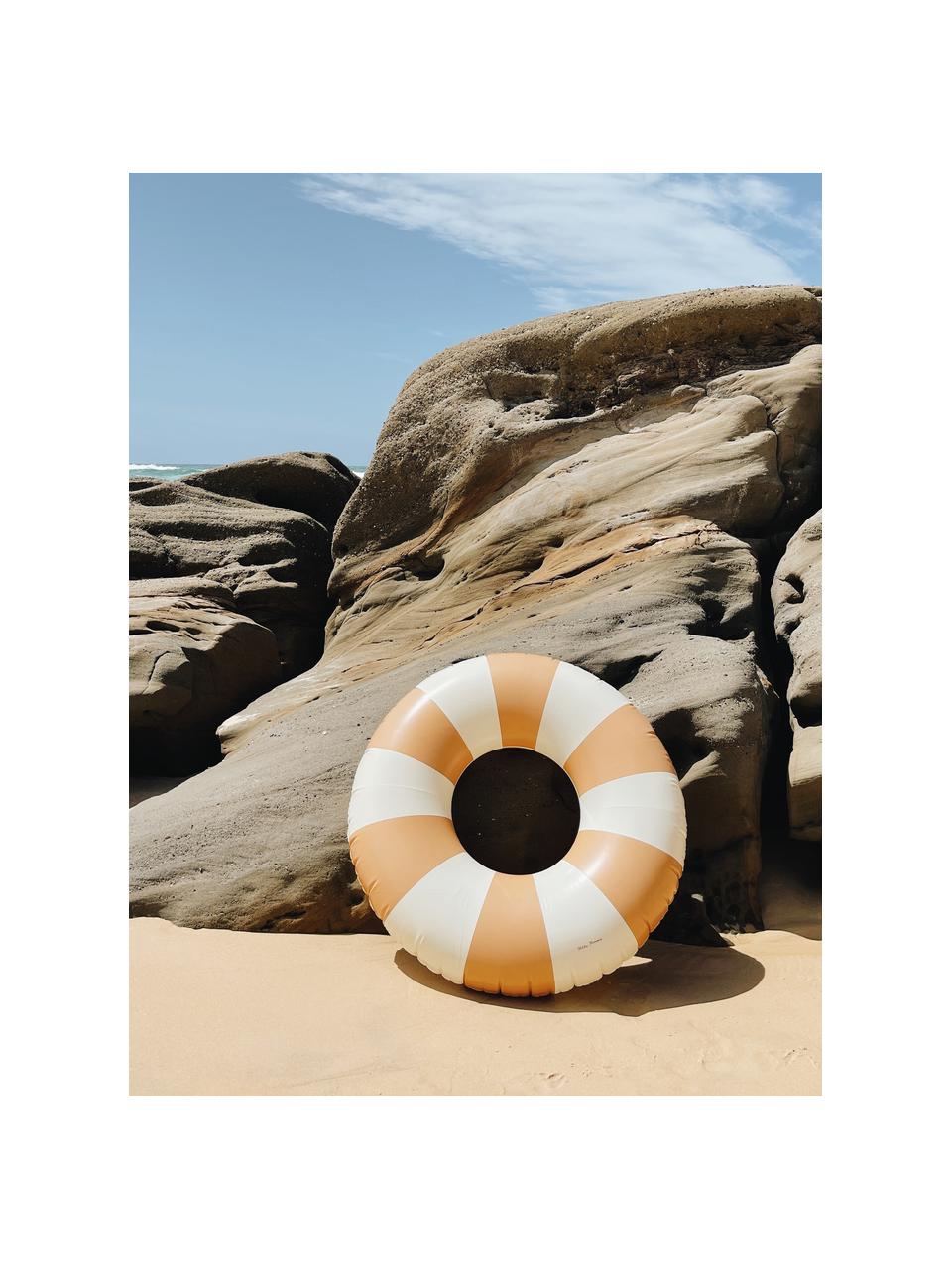 Ręcznie wykonane koło do pływania Celine, Tworzywo sztuczne PVC, Jasny brązowy, złamana biel, Ø 120 cm