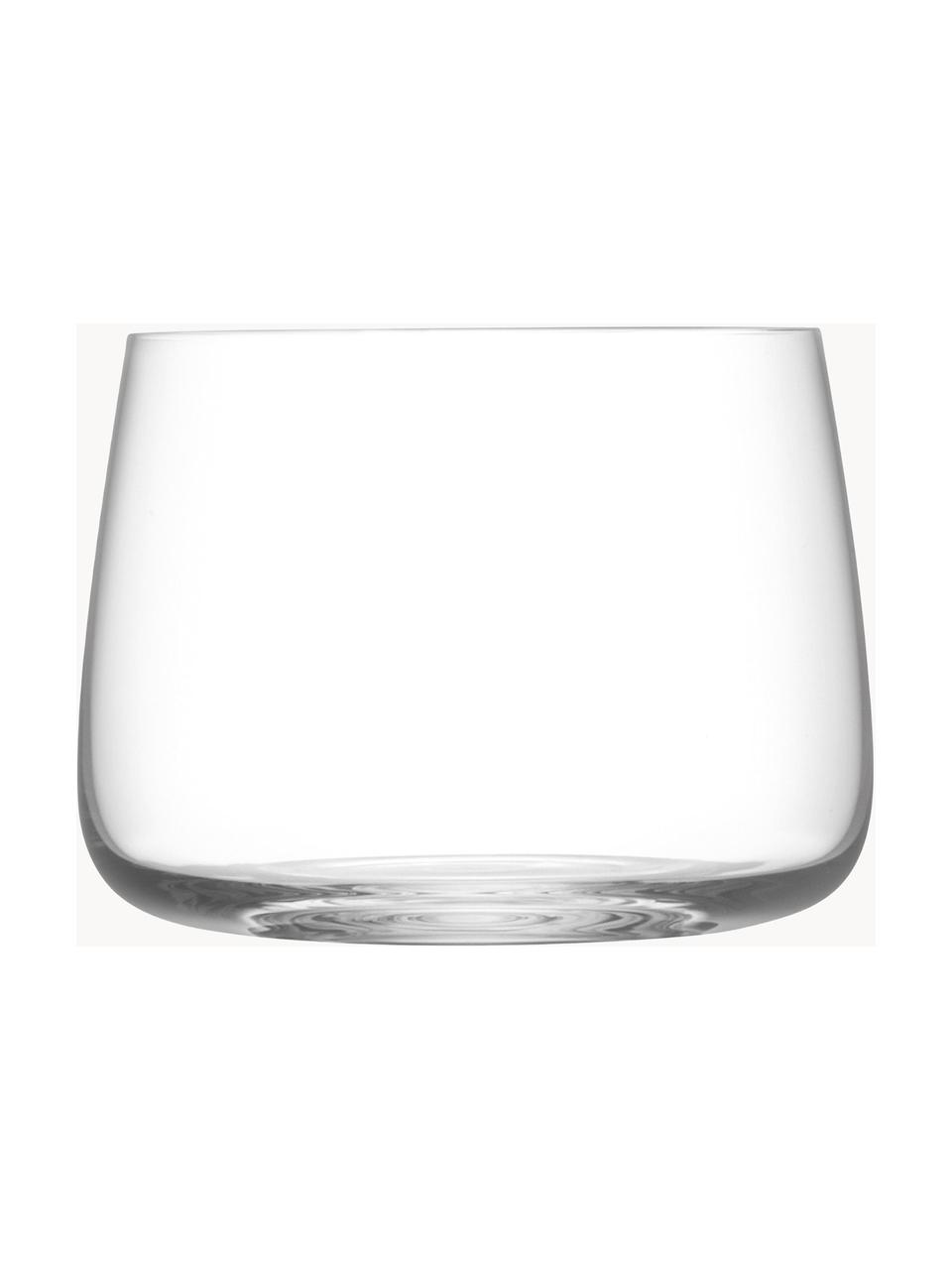 Vasos Metropolitan, 4 uds., Vidrio, Transparente, Ø 9 x Al 7 cm, 360 ml